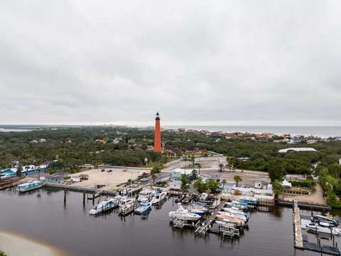 Stock image lighthouse at Ponce Inlet Florida USA