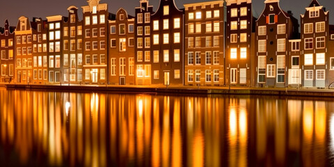 Fototapeta na wymiar Amsterdam panoramic view