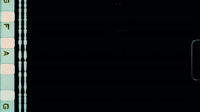 Sound on Super 8mm Film 4K Video Overlay