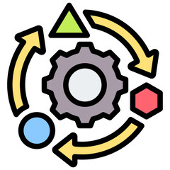 Adapt Outline Color Icon