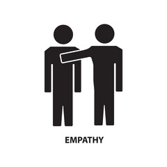 Empathy creative icon. Empathy concept symbol design, vector flat trendy style illustration..eps