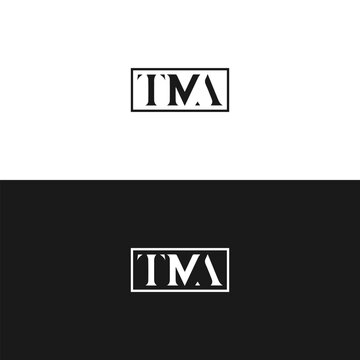 TMA logo. T M A design. White TMA letter. TMA, T M A letter logo design. Initial letter TMA linked circle uppercase monogram logo. T M A letter logo vector design. 
