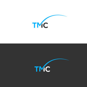 TMC logo. T M C design. White TMC letter. TMC, T M C letter logo design. Initial letter TMC linked circle uppercase monogram logo. T M C letter logo vector design. 