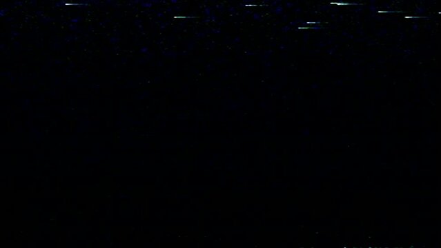VHS Glitch Static 4K Video Overlay