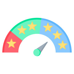 Customer Satisfaction Flat Icon