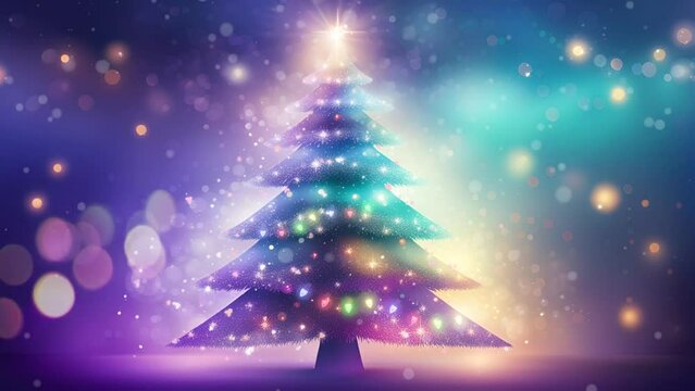 クリスマスツリーの動画素材
