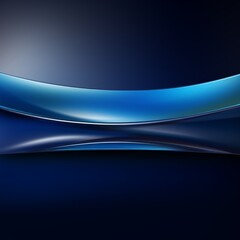 Obraz premium Blue Silk’s Holographic Aura. Abstract Fashion