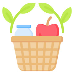 Fresh Produce Flat Icon