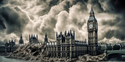 Obraz premium Composition of London