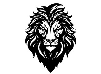 ライオンの頭のシンボルイラスト