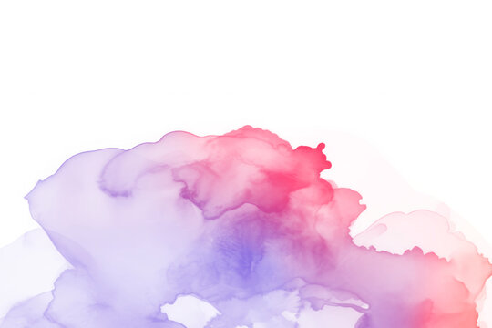 Abstract red and purple watercolor background, shape, design element. Colorful hand painted texture. abstract splash background
