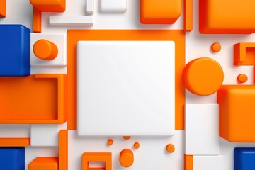 Obraz premium Abstract high tech border, futuristic technology background