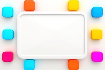 Abstract high tech border, futuristic technology background