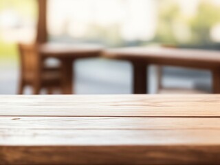 Empty old wooden table background