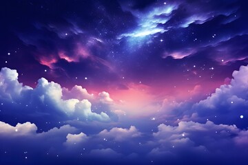 Obraz na płótnie Canvas Sky in the night