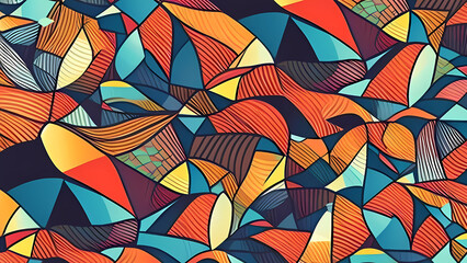 "Colorful Pattern Illustration, Abstract Pattern Background"

