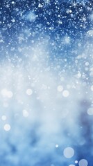 Fototapeta premium Christmas snow and bokeh background. copy space