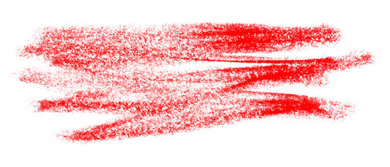 red pencil strokes isolated on transparent background - obrazy, fototapety, plakaty