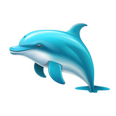 Fototapeta premium Cartoon Dolphin 