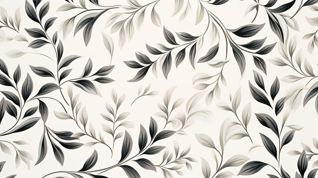 Patron de hojas generado por ia