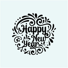 Happy New Year T-shirt Design, New year Design 