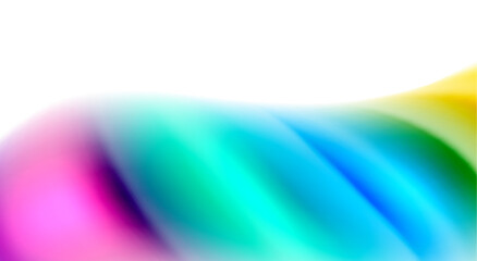 Color mixing liquid rainbow shape background