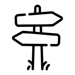 sign Line Icon