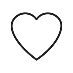 Heart icon. Vector illustration. EPS 10.