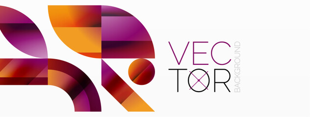 Obraz premium Triangle and circle minimalist composition. Simple elegance meets geometric harmony in captivating visual design for wallpaper, banner, background, landing page, wall art, invitation, prints, posters