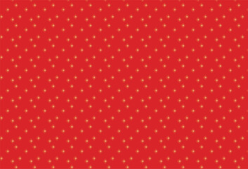 Golden Stardust Symphony, Red and Gold Starry Pattern