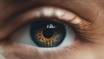 Naklejka premium eye entrance to the soul