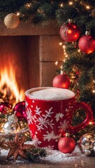 Christmas Wallpaper - Hot chocolate 