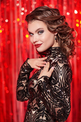 Fototapeta premium festive sparkle and beauty