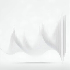 background with white paper and waves