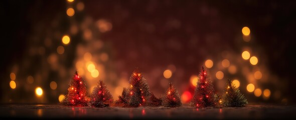 Obraz premium Christmas- ball, tree ornaments, gift box, background, Ai generated image
