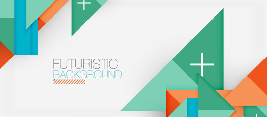 Triangle Vector Background Illustration For Wallpaper, Banner, Background, Card, Book Illustration, landing page