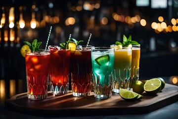Cool drinks ready to serve