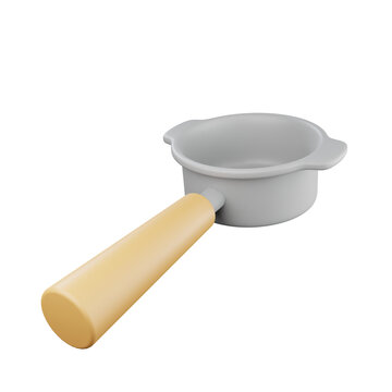 Coffee Portafilter 3d Icon Illustration