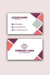 Blue Business card