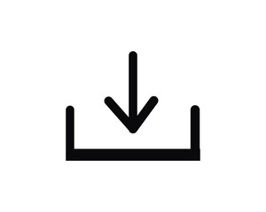 Download arrow symbol icon vector design