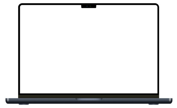 realistic new macbook pro laptop ultrabook mockup