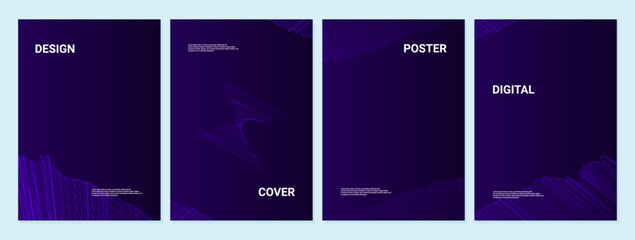 Modern abstract covers set, minimal covers design. Flyer, presentation, brochure, banner, poster design

