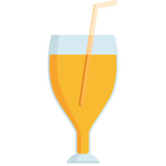 Juice icon. Flat design. For presentation, graphic design, mobile application.