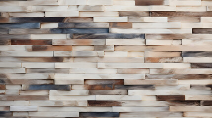 natural old wooden strips, wood panel board texture marble. Generative AI.