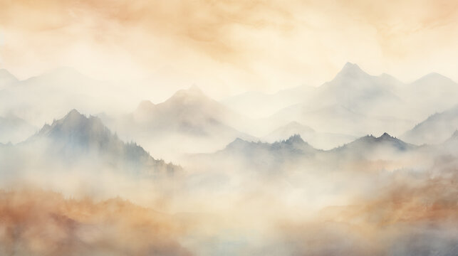 Generate a background with a subtle watercolor wash in soft and muted hues.