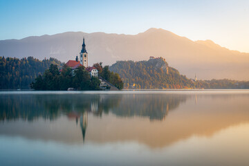 Lake Bled, Slovenia sunrise