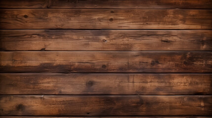 Old grunge dark textured wooden background,The surface of the old brown wood texture. Generative AI.