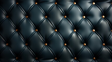 The symmetrical lines of a black leather chair beckon, evoking a sense of sleek elegance and sophistication, inviting one to sink into its smooth embrace