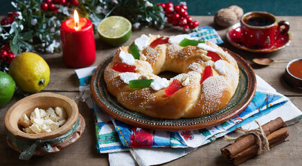 Rosca de Reyes festive moments