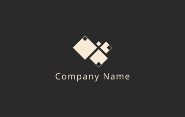 Logo design, pixel logo for business